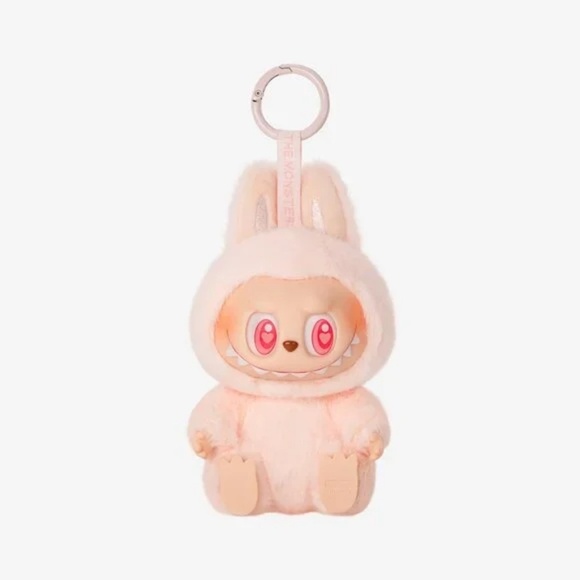 [NEW] POP MART Labubu Have a Seat Vinyl Plush Keychain Blind Box Dada Pink - Picture 1 of 12